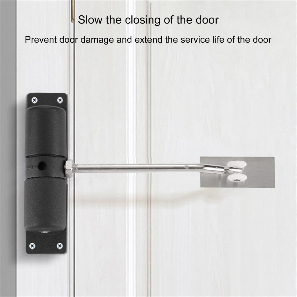 Automatic Door Closers Safety Spring Door Closers Adjustable Closing Door Hinge Surface Mounted Auto Spring Door Closers