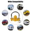 Adjustable Universal Trailer Coupler Hitch Lock U-Shape Caravan Accessories Tow Ball Security Anti-Theft Heavy-Duty
