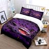 Vividly mischievous purple chaos! Bedding sets Duvet covers Pillowcases(1* Duvet Cover 2* Pillowcases without duvet insert)