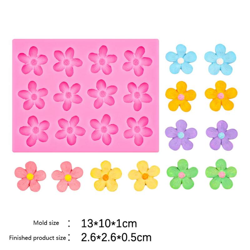 Мини Роза Камелия Цветок Силиконовая Форма для Сахарной Мастики Печенье Кексы Шоколад Форма для Выпечки Инструменты для Украшения Фондантного Торта