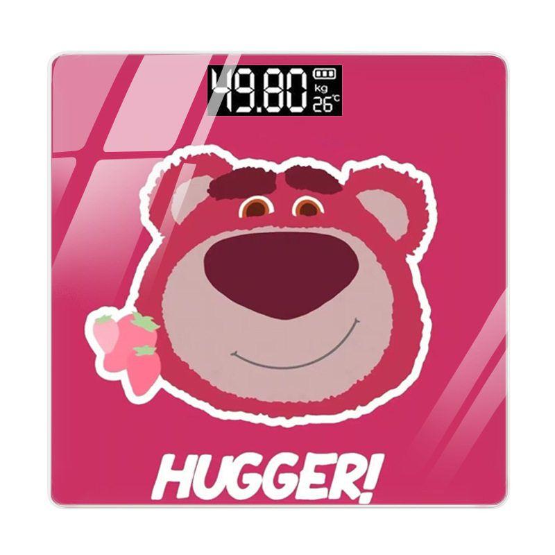 Strawberry Bear Body Scale Weight Loss Body Fat Scale Weight Scale Electronic Scale Adult Scale Female Student Household Pregnant Women Weight Scale