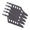 5 Pcs Flush Cutting Jigsaw Blade High Carbon Steel Irregular Curve Saw Blades with Handle for Softwood Fiberboard