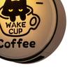 Coffee Lamp Refrigerator Magnet 3D Vintage Coffee Shop Light Fridge Magnet Cabinet Locker Whiteboard Decoration Coffee Lovers Gift