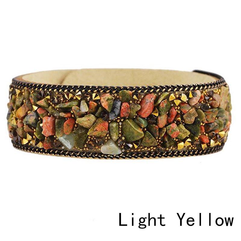 Женский браслет с натуральными кристаллами