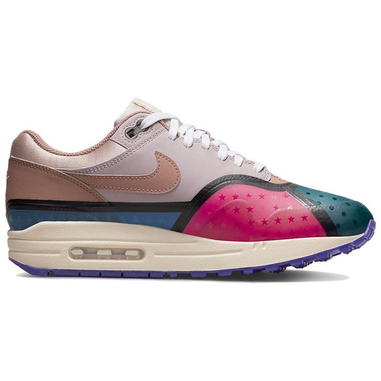 Nike Air Max 1 Premium Женские Сливовый Туман Розовый Оксфордский Песок Дрейфующий Ископаемый Розовый DV2301-501