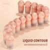 8-color Liquid Contouring Concealer Waterproof Face Brighten Coverage Foundation Sculptural Silhouette Outline Contour Makeup