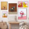 Hd Love Life At Home Art Украшения Букет Горшечные Растения Плакат Модный Принт Noedic Home Wall Холст Картина Декор Комнаты в Общежитии