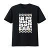 Groovy Retro In My Boy Mom Era Checkerboard Star Lightning Print Casual Streetwear T Shirt Vintage Washed Slightly