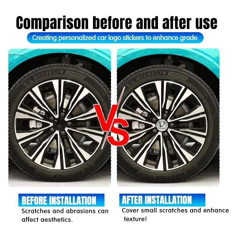 TR3-4pcs/set Car Styling Wheel Center Cap Hub Covers Badge Accessories For Honda Civic Fit Jazz Accord Pilot CRV Passport City XRV
