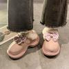 Cold-proof Home Fluffy Slippers High-value Root-wrapped Thick-soled Cotton Slippers Autumn and Winter New Versatile Warm