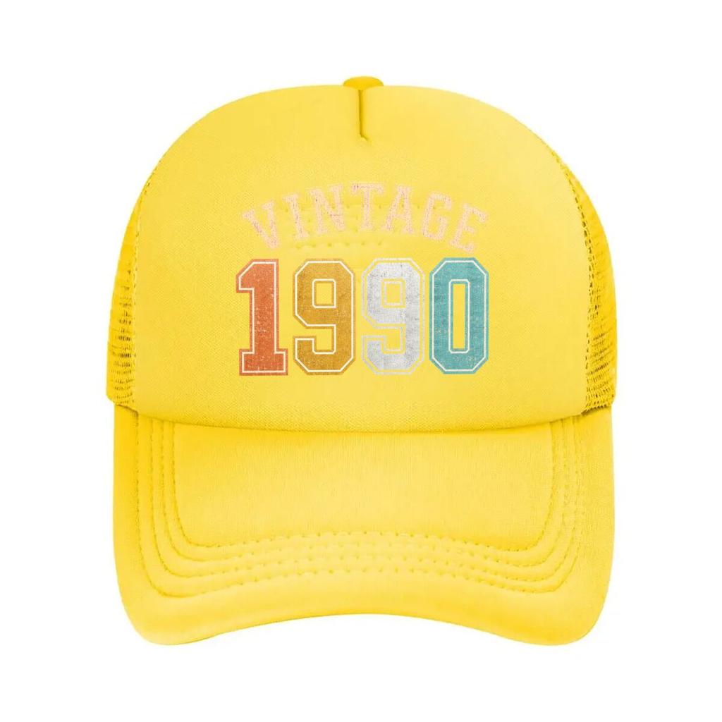 Vintage Retro Year Graphic Mesh Baseball Cap For Womens Unisex FeUnisex Beach Dad Hat Hip Hop