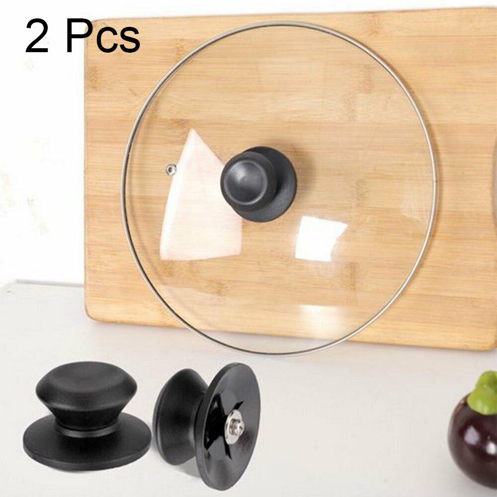 2Pcs Kitchen Tool Replacement Knob Screw Handgrip Pot Lid Knob Pot Lid Handle Circular Holding