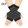 UV Protection Gloves for Driving 1 Pair Half Finger Women, Breathable Sun Gloves, Polyester Cotton Non Slip Lightweight Athletic Outdoor Sports