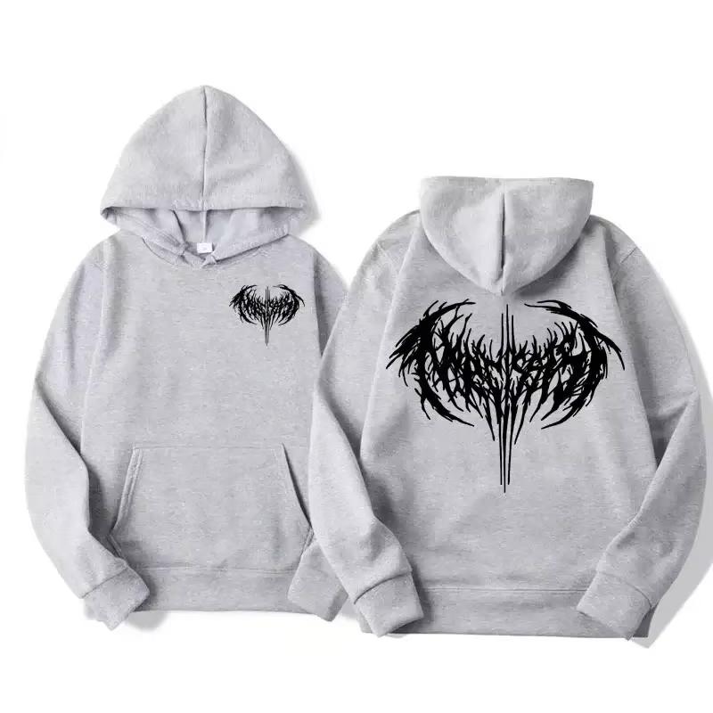 Мужские худи с графическим принтом в стиле рэпера, ретро-хип-хоп, модные худи оверсайз, уличная одежда.