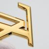 Used LOUIS VUITTON key ring Portocre LV facets M65216 metal gold plating