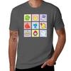 Tamagotchi Squares Tshirt Basic All Season Solid Tshirt