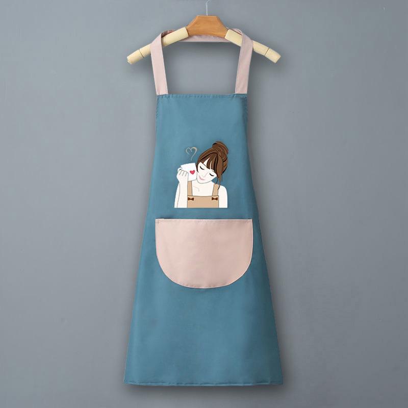 Водонепроницаемый и маслостойкий ПВХ фартук с логотипом и поясным ремнем для кухни и общественного питания