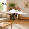 RC Airplane with Gyro Remote Control Paper Kit, DIY Electric Plane Educational Toy Stabilizer, Dual Propellers, Lightweight Glider Assembly