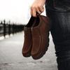 Men's Casual Leather Shoes for Youth, Sizes 45-48, Spring/Autumn