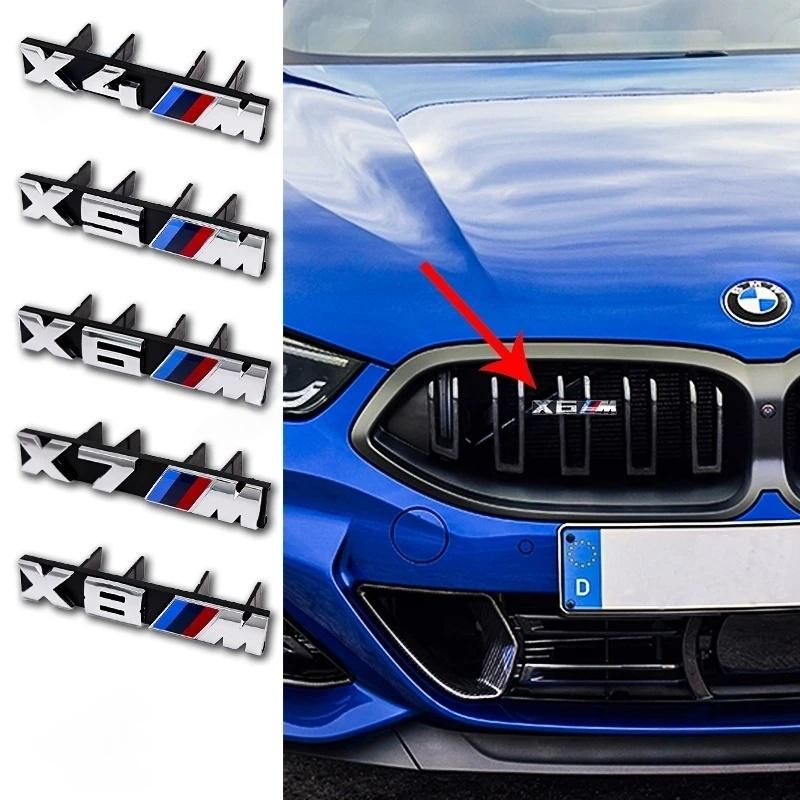 MWPF4 3D ABS Front Grille Badge Vehicle Exterior Tuning Accessories For BMW M Emblem X1 X2 X3 X4 X5 X6 X7 E38 E39 E30