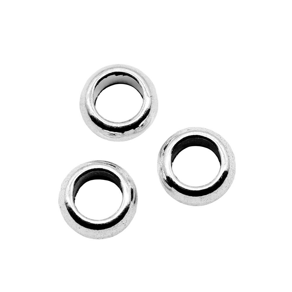 Бусины с большими отверстиями, свободные бусины-разделители, мужские аксессуары, украшения ручной работы для мужчин