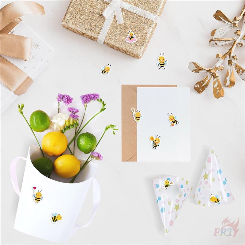 500 шт./рулон Q Funny Bees Kids Rewards Stickers - DIY Scrapbooks Декор Альбом Запечатывание Этикетки Наклейки