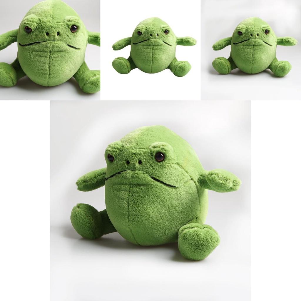 High-quality Ricky Rain Frog Plush Green And Cuddly Stuffed Animal For Kids