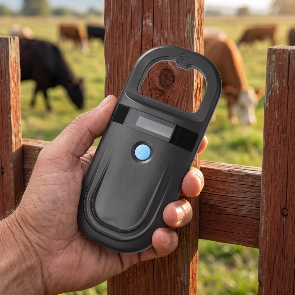 USB-зарядка Считыватель ID питомца Можно хранить Передача данных Сканер микрочипов животных Ручное устройство идентификации собаки Домик для собаки