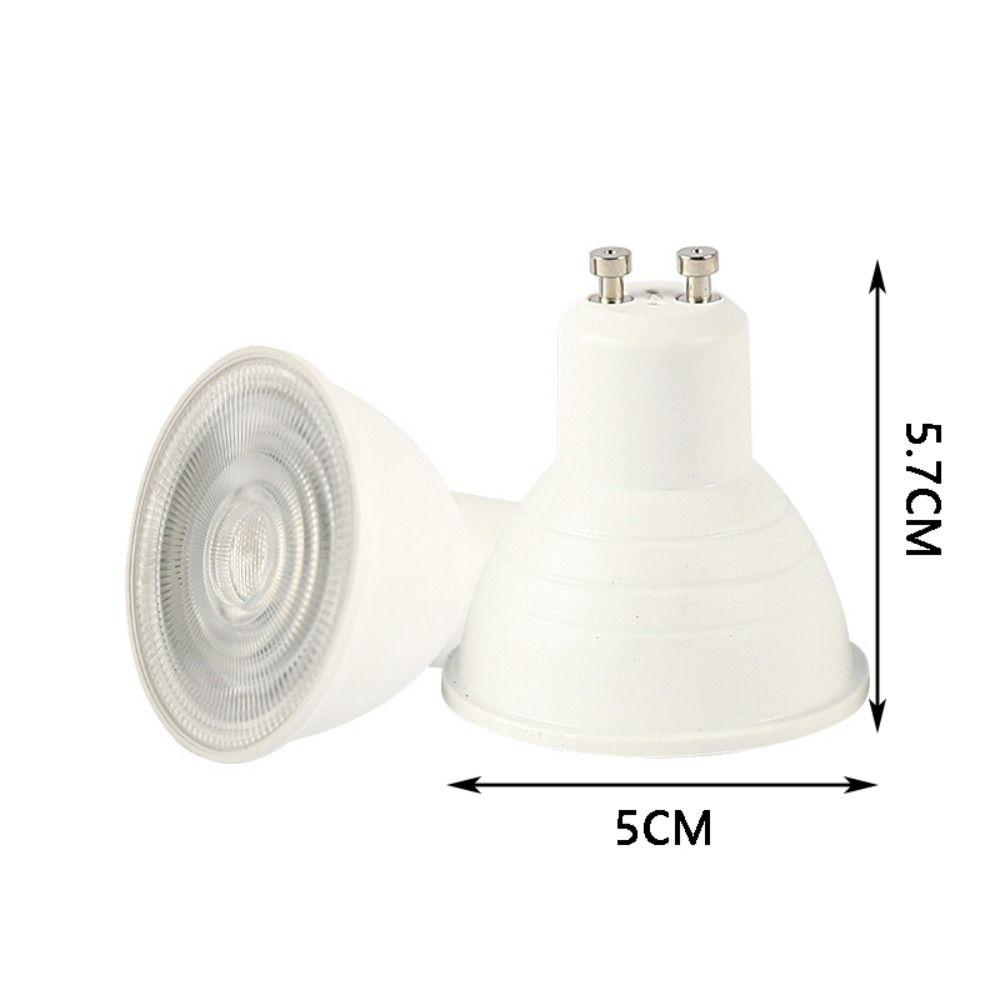 Прочные Пластиковые Светодиодные Лампы GU10 COB LED Энергосберегающая Точечная Лампа 6 Вт 220 В Универсальная Трековая Лампа Потолочная