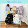 Splicing Color Blocking School Bag Large Capacity Backpack Cartoon Students Gift