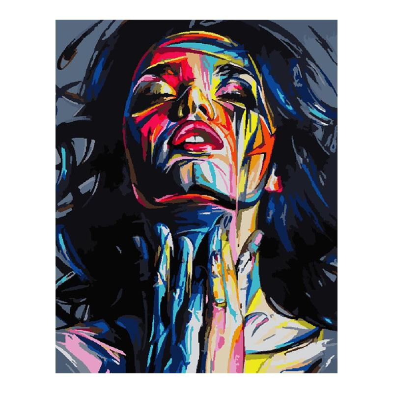 Abstract Graffiti Art Canvas Painting Pop Art Canvas Posters Modern Girls Wall Art Pictures For Living Room Wall Decor Background Wall Decoration