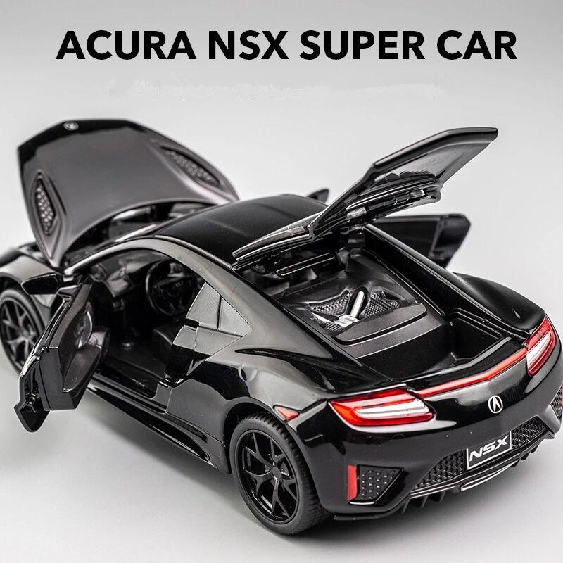 1/32 Honda Acura NSX Alloy Sports Car Diecasts & Toy Vehicles Металлическая модель автомобиля Моделирование Звук и свет Коллекция Детская игрушка в подарок