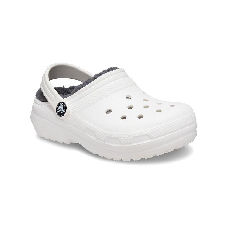 Crocs Классические пушистые сабо сандалии детские сандалии белые 203506-10M