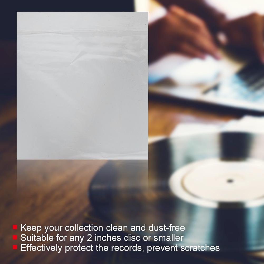 50 Pcs 12 Inch Vinyl Record Outer Sleeve Reusable Protective Storage Bag Covers Accessories