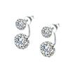 S925 Sterling Silver Zircon Earrings: European & American Fashion, Perfect Valentine's Day Gift