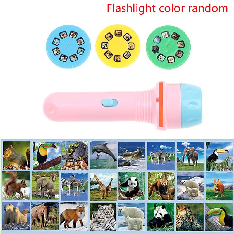 Детский проектор-фонарик с животными, фруктами, динозаврами, мультяшный, для сна, светящийся ночник