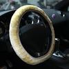 Мягкая короткая плюшевая накладка на руль автомобиля Осень Зима Аксессуар для вождения KTY