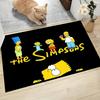 1pc The Simpsons Cartoon Carpet, 100% Polyester, Non-slip, Machine Washable, Waterproof, Outdoor Yard and Garden Decor, Home and Bedroom Decorative