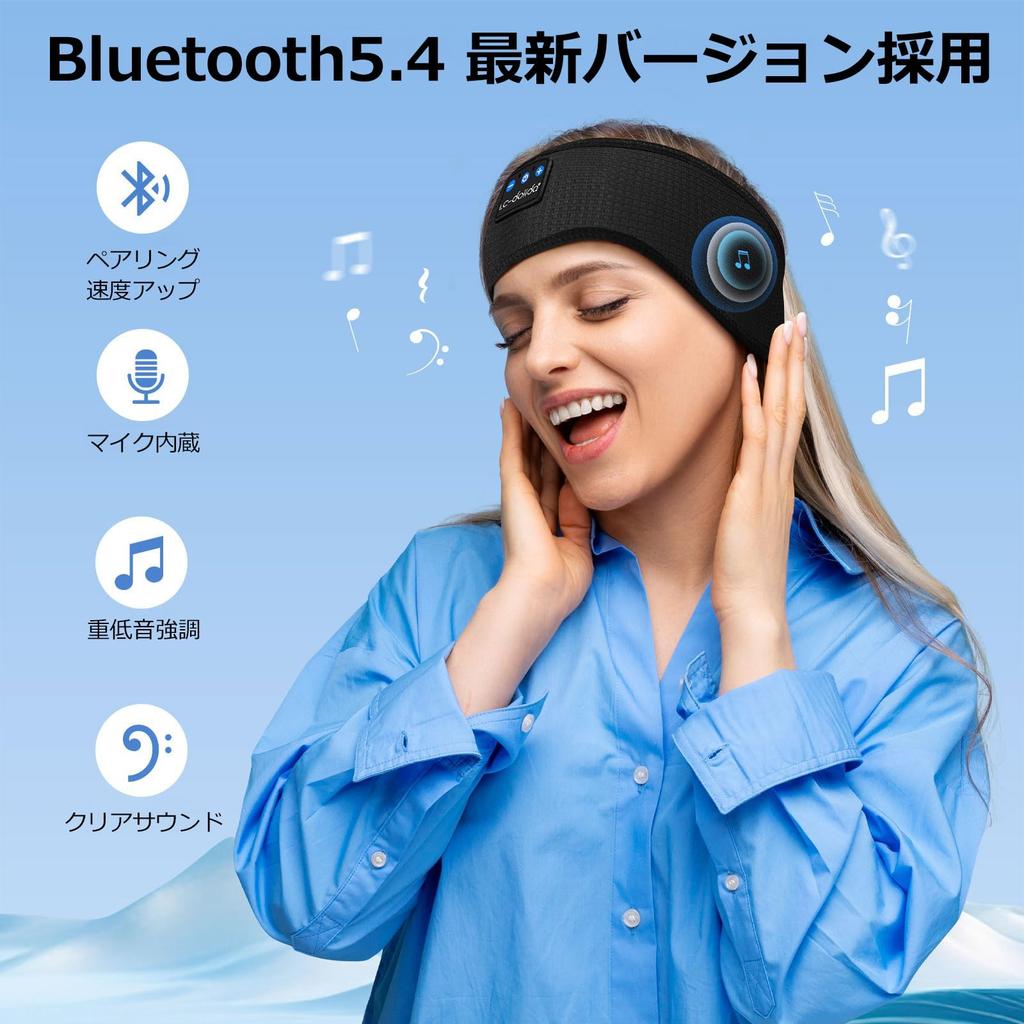 Сон Bluetooth Беспроводной Браслет Сон Тонкий HD Стерео Динамики для Идеально для Бока и Отличный Подарок для Мужчин и Женщин LC-dolida Наушники, Наушники,