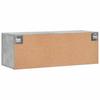 Wall Mounted Cabinet Concrete Grey 100 x 36.5 x 35 cm Particleboard