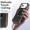 Подходит для чехла на мобильный телефон Apple 17ProMax iPhone16 матовый магнитный держатель защитная крышка 15 подушка безопасности противоударный 14