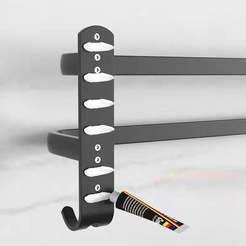 Вешалка для полотенец для ванной комнаты, одинарная/двухполюсная, неперфорированная вешалка для полотенец, стеллаж для хранения душа, аксессуары для украшения дома, вешалка для нижнего белья