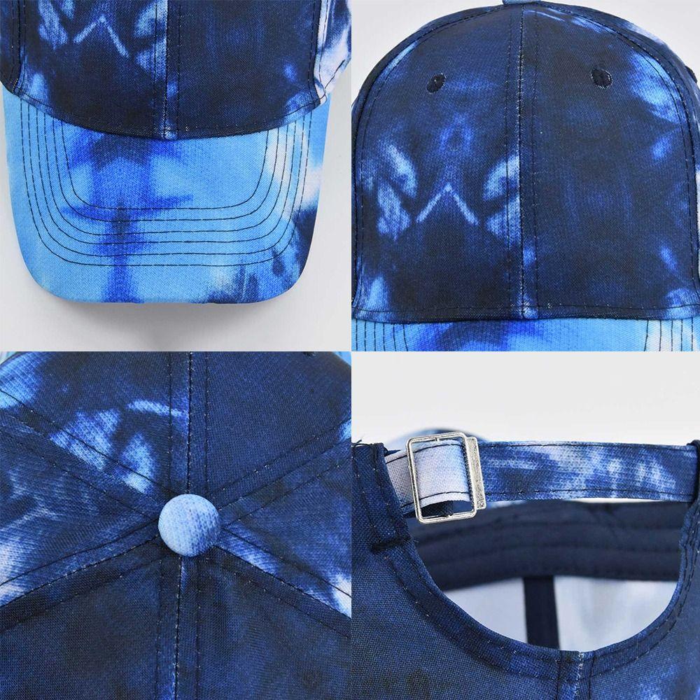 Кепка с принтом тай-дай, регулируемые кепки дальнобойщика, дышащая козырек от солнца, унисекс