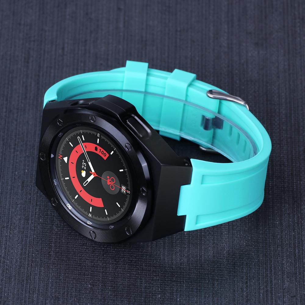 Классический комплект для модификации Samsung Galaxy Watch 4 Classic 46 мм, металлический корпус, резиновый браслет для Samsung Watch 4Classic 46, роскошный комплект для модификации