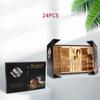 Stainless Steel 24 Pieces Suit 1010 Four Main Pieces Knife, Fork and Spoon Double Open Gift Box Tableware Suit