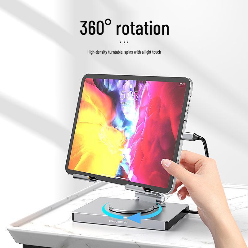 Док-станция для планшета с HDMI, Ethernet, USB 3.0 концентратором, поворотной и складной подставкой