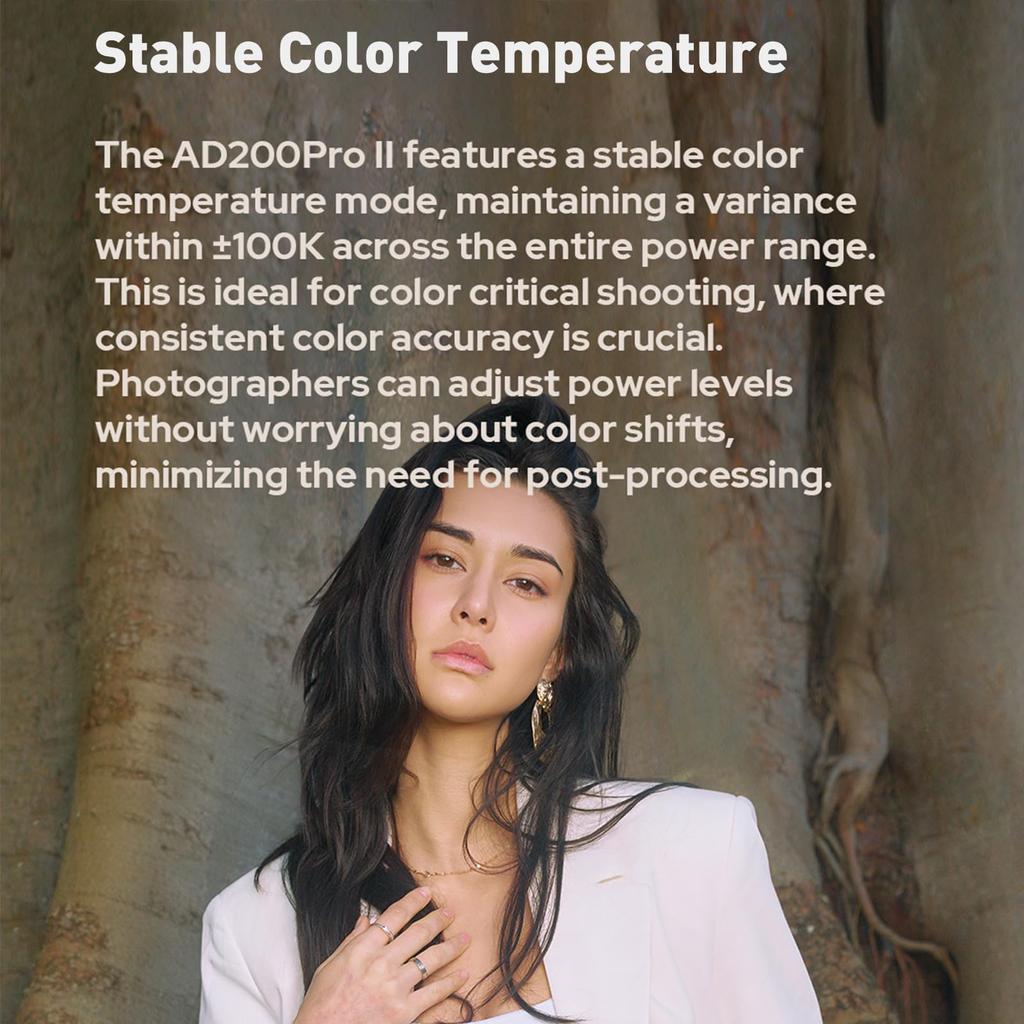 Authorized Dealer Japanese Instruction GODOX AD200 Pro II AD200Pro II Flash Strobe Sync with X3 LED Modeling Second Recycle Group Indicator [Godox &