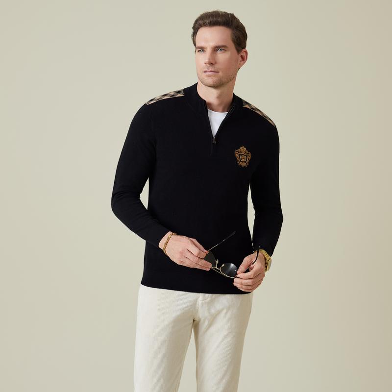 Men's 2025 Autumn Knitted Sweater Wool Sweater