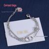 Di Jia High-Value Small Fragrance Style Light Luxury Double-Layer Bracelet with Full Diamond Star Design
