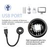 LED Rainbow Neon Night Light USB Sunset Lamp Background Atmosphere Lighting Projector Photography Wall for Bedroom Home Room